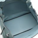 エルメス HERMES バーキン40 シエル トゴ ハンドバッグ シルバー金具 水色