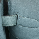 エルメス HERMES バーキン40 シエル トゴ ハンドバッグ シルバー金具 水色