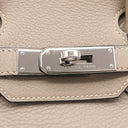 エルメス HERMES バーキン30 トゥルティエールグレー トリヨンクレマンス ハンドバッグ シルバー金具 グレージュ