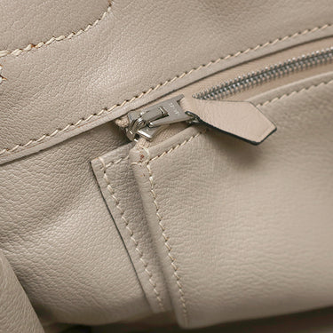 エルメス HERMES バーキン30 トゥルティエールグレー トリヨンクレマンス ハンドバッグ シルバー金具 グレージュ