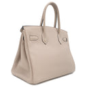 エルメス HERMES バーキン30 トゥルティエールグレー トリヨンクレマンス ハンドバッグ シルバー金具 グレージュ