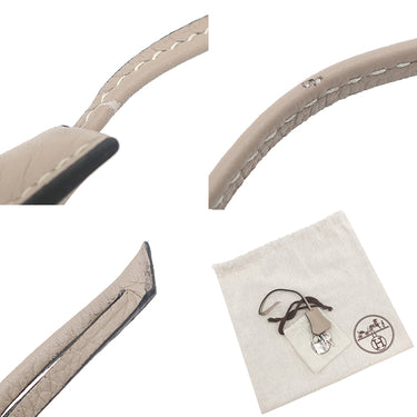 エルメス HERMES バーキン30 トゥルティエールグレー トリヨンクレマンス ハンドバッグ シルバー金具 グレージュ