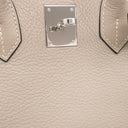 エルメス HERMES バーキン30 トゥルティエールグレー トリヨンクレマンス ハンドバッグ シルバー金具 グレージュ