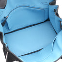 エルメス HERMES バーキン25 ヴェルソ キャバン×セレスト トゴ ハンドバッグ シルバー金具 新品 未使用 濃紺 水色