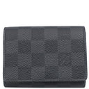 ルイヴィトン LOUIS VUITTON アンヴェロップ カルト ドゥ ヴィジット N63338 ダミエグラフィット ダミエグラフィットキャンバス カードケース シルバー金具 黒