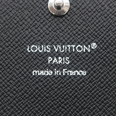 ルイヴィトン LOUIS VUITTON アンヴェロップ カルト ドゥ ヴィジット N63338 ダミエグラフィット ダミエグラフィットキャンバス カードケース シルバー金具 黒