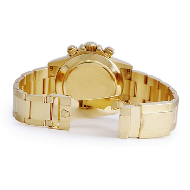 腕時計 ロレックス ROLEX コスモグラフ デイトナ 116528 Y番 自動巻き メンズ Y番 K18YG無垢 白 アラビア 黒目 パンダ Cal.4130