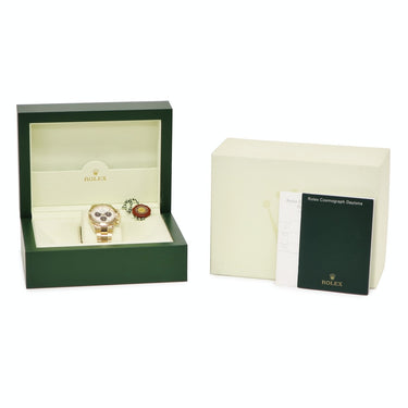 腕時計 ロレックス ROLEX コスモグラフ デイトナ 116528 Y番 自動巻き メンズ Y番 K18YG無垢 白 アラビア 黒目 パンダ Cal.4130