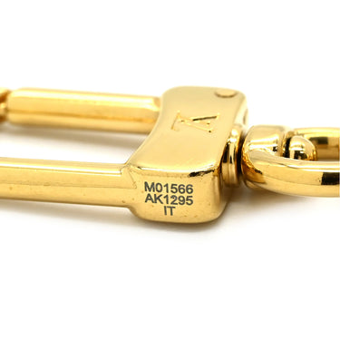 ルイヴィトン LOUIS VUITTON マイクロ チャーム LV アイコニック M01566 ゴールド GP ストラス バッグチャーム LVイニシャル モノグラムフラワー