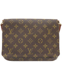 ルイヴィトン LOUIS VUITTON ミュゼット タンゴ M51257 モノグラム モノグラムキャンバス ショルダーバッグ ゴールド金具 茶 ショートショルダー