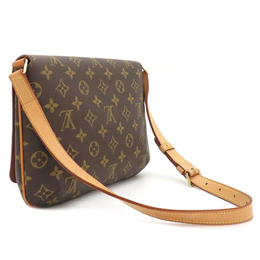 ルイヴィトン LOUIS VUITTON ミュゼット タンゴ M51257 モノグラム モノグラムキャンバス ショルダーバッグ ゴールド金具 茶 ショートショルダー