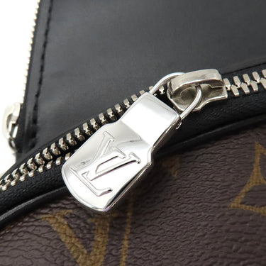 ルイヴィトン LOUIS VUITTON アヴェニュー スリングバッグ M46327 モノグラムマカサー モノグラムマカサーキャンバス ボディバッグ シルバー金具 茶
