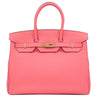 エルメス HERMES バーキン35 ローズリップスティック トゴ ハンドバッグ ゴールド金具