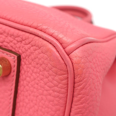エルメス HERMES バーキン35 ローズリップスティック トゴ ハンドバッグ ゴールド金具