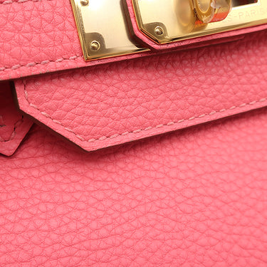 エルメス HERMES バーキン35 ローズリップスティック トゴ ハンドバッグ ゴールド金具