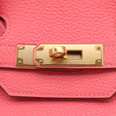 エルメス HERMES バーキン35 ローズリップスティック トゴ ハンドバッグ ゴールド金具
