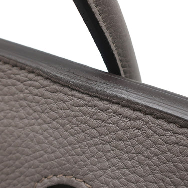 エルメス HERMES バーキン40 エタン トゴ ハンドバッグ シルバー金具 グレージュ