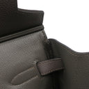 エルメス HERMES バーキン40 エタン トゴ ハンドバッグ シルバー金具 グレージュ