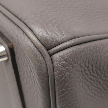 エルメス HERMES バーキン40 エタン トゴ ハンドバッグ シルバー金具 グレージュ