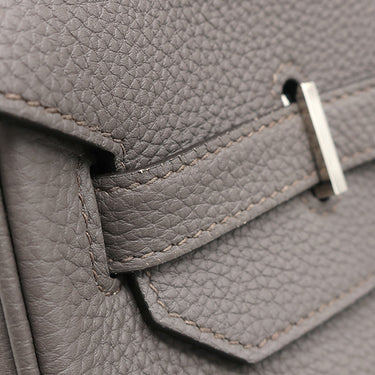 エルメス HERMES バーキン40 エタン トゴ ハンドバッグ シルバー金具 グレージュ