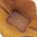 エルメス HERMES ピコタンロック PM ゴールド トリヨンクレマンス ハンドバッグ ゴールド金具 茶