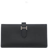 エルメス HERMES ベアンスフレ ブラック ヴォーエプソン 長財布 シルバー金具 黒 二つ折り財布