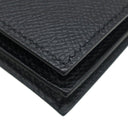 エルメス HERMES ベアンスフレ ブラック ヴォーエプソン 長財布 シルバー金具 黒 二つ折り財布