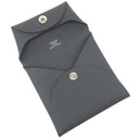 エルメス HERMES バスティア アルドワーズ ヴォーエプソン コインケース シルバー金具 新品 未使用 グレー