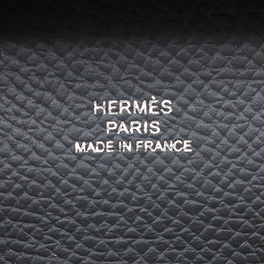 エルメス HERMES バスティア アルドワーズ ヴォーエプソン コインケース シルバー金具 新品 未使用 グレー