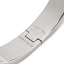 エルメス HERMES クリックH PM マロングラッセ×シルバー メタル エナメル ブレスレット Hブレス