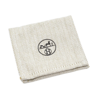 エルメス HERMES クリックH PM マロングラッセ×シルバー メタル エナメル ブレスレット Hブレス