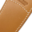 エルメス HERMES パドック ボット ブーツ ナチュラルサブレ×カプシーヌ ヴォースイフト バトラー バッグチャーム シルバー金具 茶 オレンジ