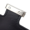 エルメス HERMES コンスタンス スリム ウォレット ブルーインディゴ ヴォーエプソン 二つ折り財布 シルバー金具 紺