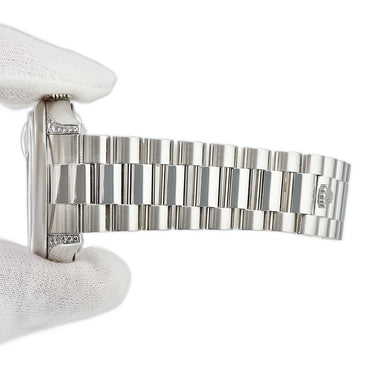 腕時計 ロレックス ROLEX デイデイト 118296A P番 自動巻き メンズ P番 Pt950無垢 純正ダイヤ シルバー プラチナ