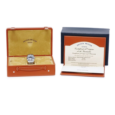 腕時計 フランクミュラー FRANCK MULLER カサブランカ カモフラージュ 8880CDTBRCAMOUFLAGE 自動巻き メンズ グレー デイト トノウ トノー