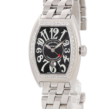 腕時計 フランクミュラー FRANCK MULLER コンキスタドール 8005LD1R AC 自動巻き レディース 純正ダイヤ トノウ ビザン数字 ギョウシェ