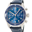 腕時計 ロンジン LONGINES スピリット フライバック L3.821.4.93.2 自動巻き メンズ 新品同様 ブルー サンレイ アラビア クロノグラフ