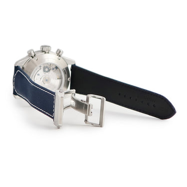 腕時計 ロンジン LONGINES スピリット フライバック L3.821.4.93.2 自動巻き メンズ 新品同様 ブルー サンレイ アラビア クロノグラフ