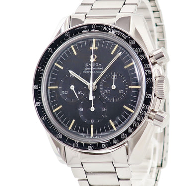 腕時計 オメガ OMEGA スピードマスター プロフェッショナル 4thモデル ST105.012-66 手巻き メンズ クロノグラフ タキメーター 黒
