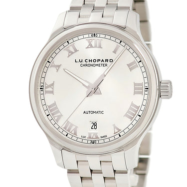 腕時計 ショパール CHOPARD L.U.C 1937 クラシック 158558-3001 自動巻き メンズ ローマン デイト シルバー クロノメーター