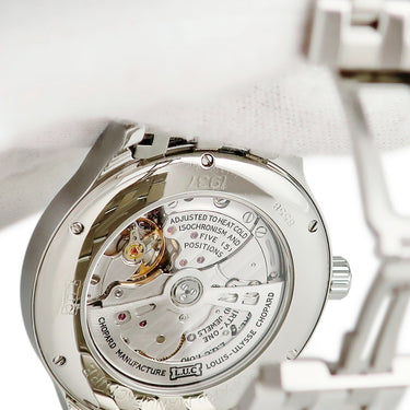 腕時計 ショパール CHOPARD L.U.C 1937 クラシック 158558-3001 自動巻き メンズ ローマン デイト シルバー クロノメーター