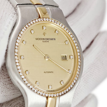 腕時計 ヴァシュロン・コンスタンタン VACHERON CONSTANTIN フィディアス 48514/967M-0851 自動巻き メンズ レディース K18YG×SS 純正ダイヤ