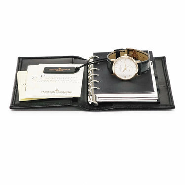 腕時計 ヴァシュロン・コンスタンタン VACHERON CONSTANTIN パトリモニー クラシック セミフラット 81160/000R-9102 手巻き メンズ K18PG無垢