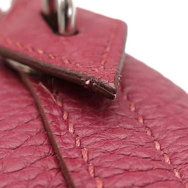 エルメス HERMES ボリード31 ルビー トリヨンクレマンス 2WAYバッグ シルバー金具 赤 ショルダー