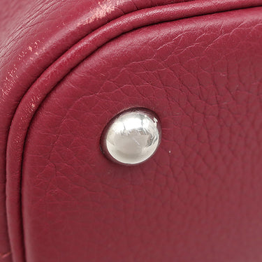 エルメス HERMES ボリード31 ルビー トリヨンクレマンス 2WAYバッグ シルバー金具 赤 ショルダー