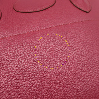 エルメス HERMES ボリード31 ルビー トリヨンクレマンス 2WAYバッグ シルバー金具 赤 ショルダー