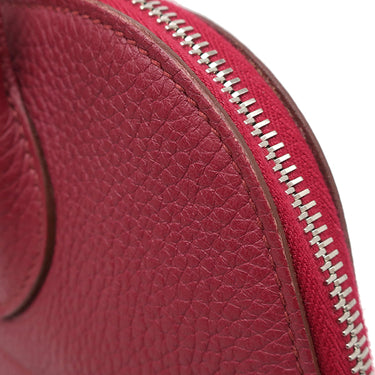 エルメス HERMES ボリード31 ルビー トリヨンクレマンス 2WAYバッグ シルバー金具 赤 ショルダー
