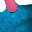 エルメス HERMES ピコタンロックMM エクラ ブルーフリーダ×ローズメキシコ トリヨンクレマンス スイフト ハンドバッグ シルバー金具 青 ピンク バイカラー