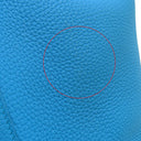 エルメス HERMES ピコタンロックMM エクラ ブルーフリーダ×ローズメキシコ トリヨンクレマンス スイフト ハンドバッグ シルバー金具 青 ピンク バイカラー