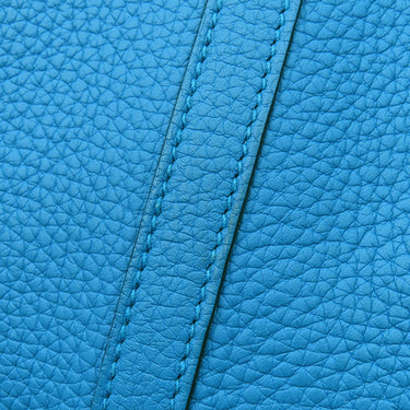 エルメス HERMES ピコタンロックMM エクラ ブルーフリーダ×ローズメキシコ トリヨンクレマンス スイフト ハンドバッグ シルバー金具 青 ピンク バイカラー